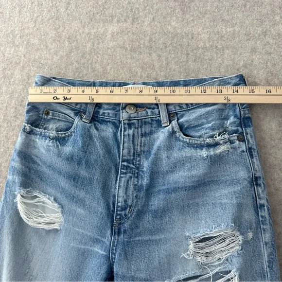 Moussy Vintage Distressed Slim Jeans Womens 27 - Picture 2 of 16